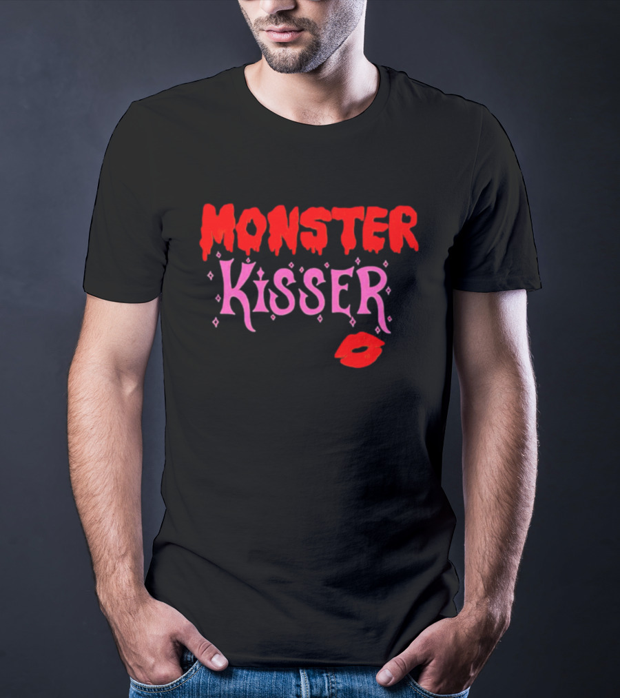 Monster Kisser Fun Red Lips Iconic T-Shirt