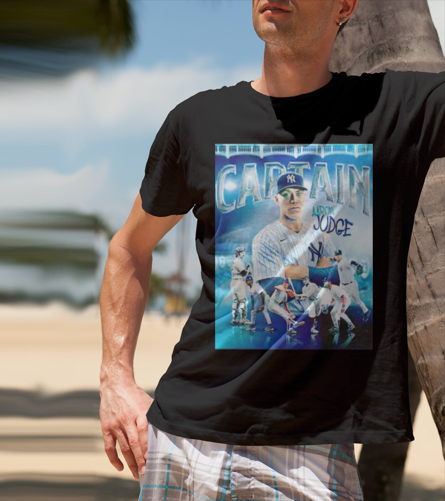 Aaron Judge New York Yankees Captain Baseball T-Shirt