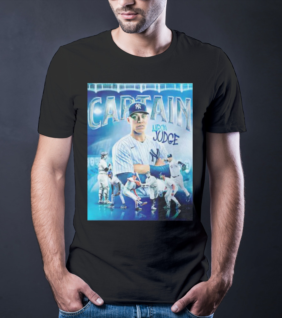 Aaron Judge New York Yankees Captain Baseball T-Shirt