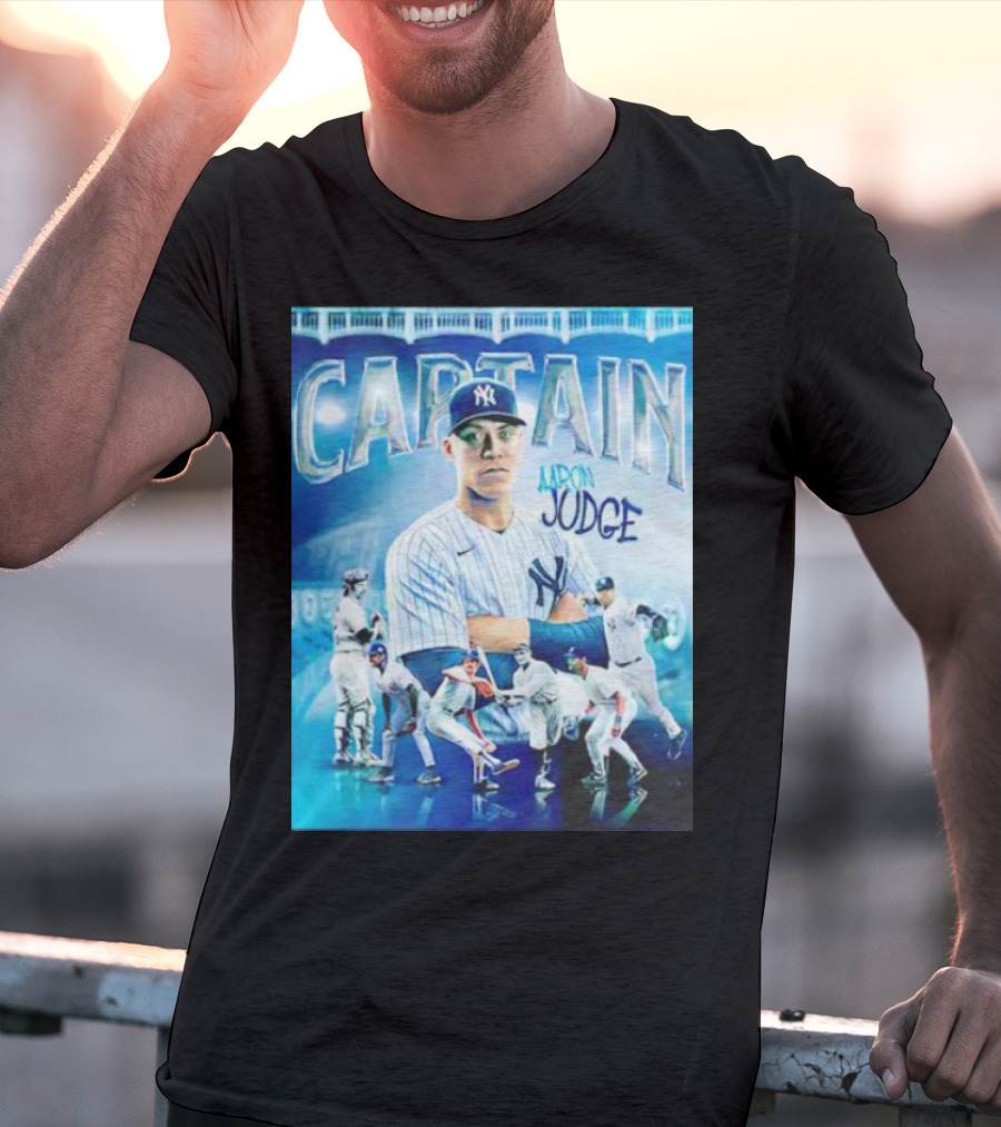 Aaron Judge New York Yankees Captain Baseball T-Shirt