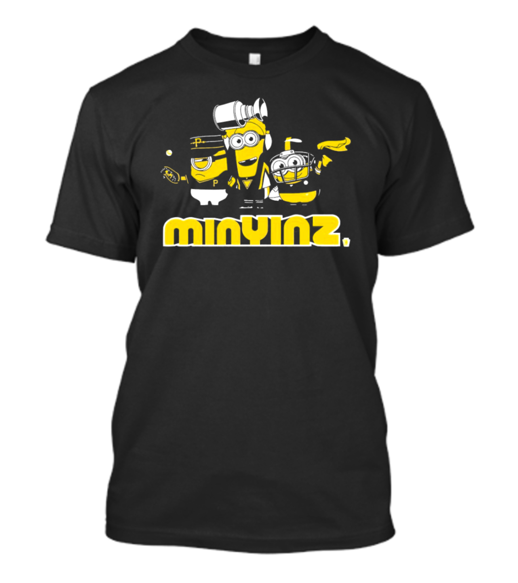 Minyinz Minions Pittsburgh Pirates Football And Baseball T-Shirt