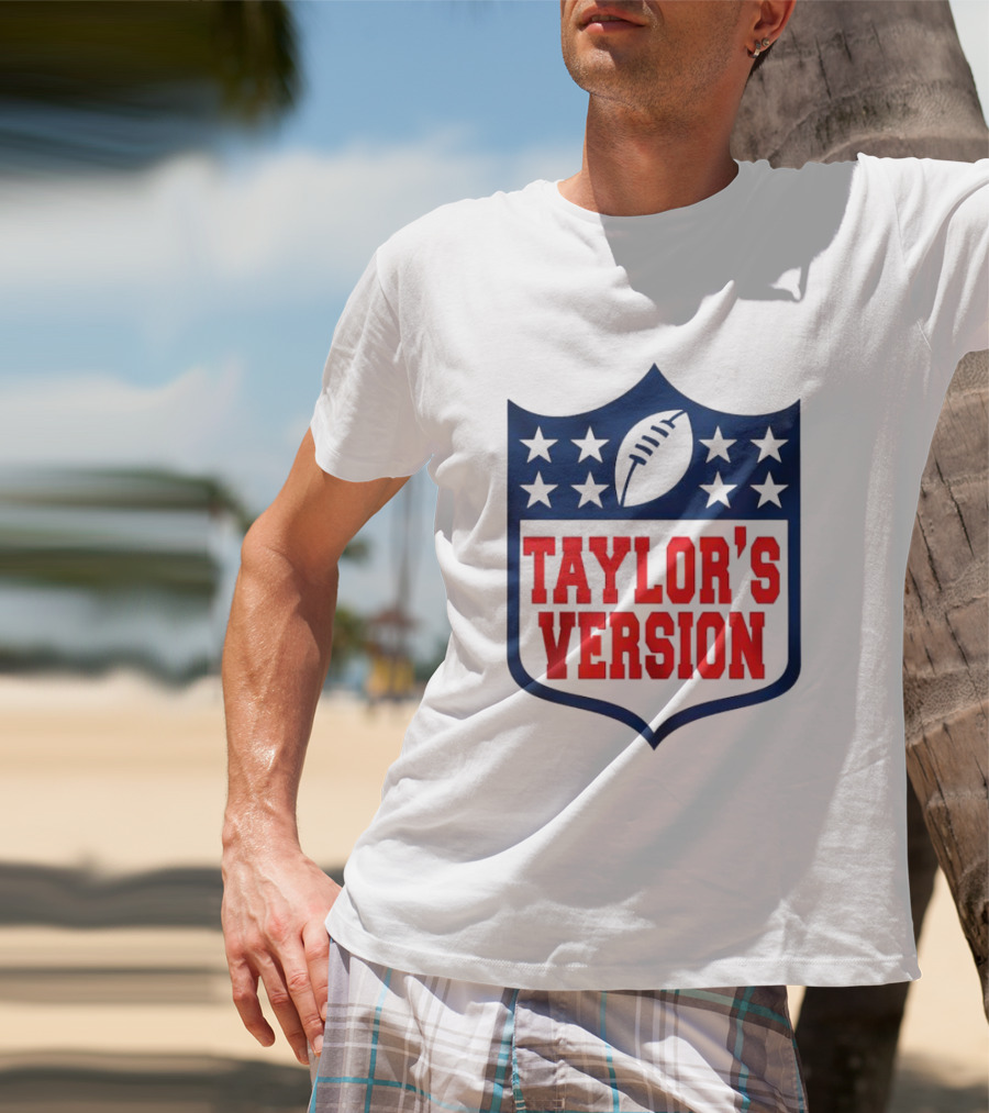 Taylor's Version Football Shield NFL T-Shirt