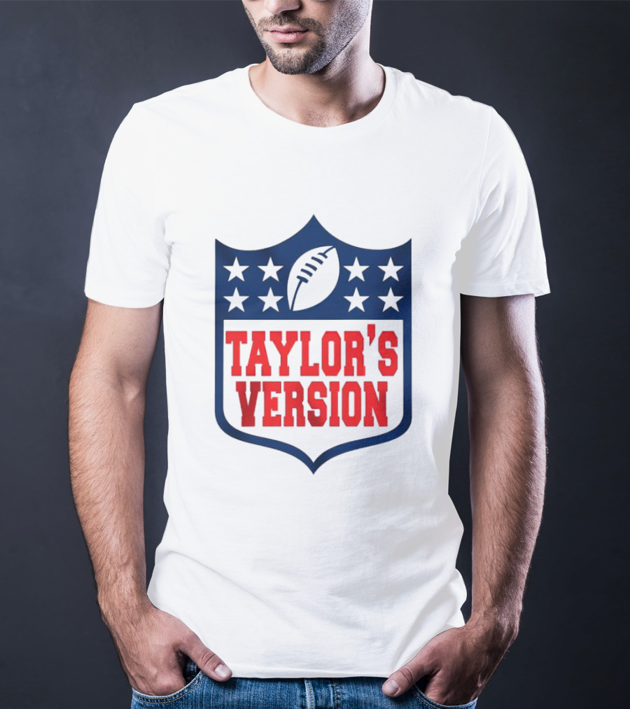 Taylor's Version Football Shield NFL T-Shirt
