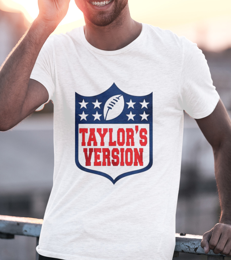 Taylor's Version Football Shield NFL T-Shirt