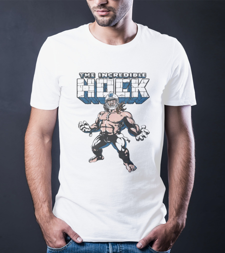 The Incredible Hock TJ Hockenson Detroit Lions Football Hero T-Shirt