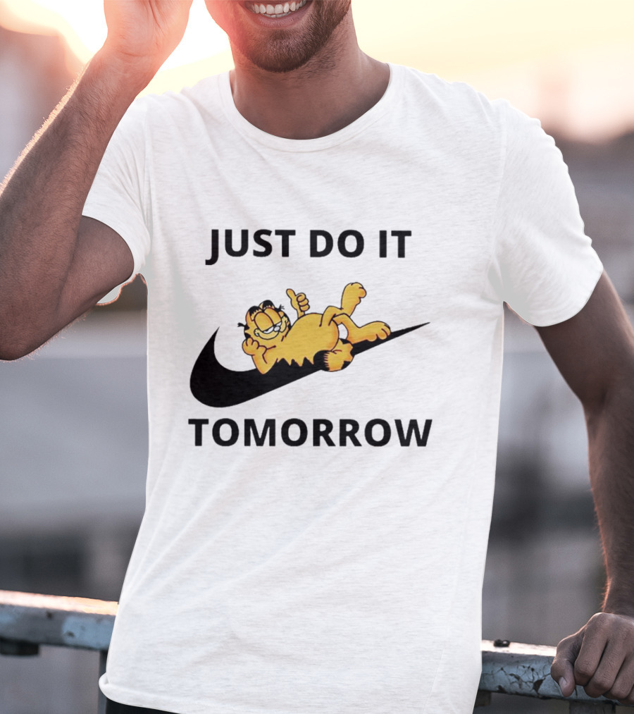 Garfield Just Do It Tomorrow T-Shirt