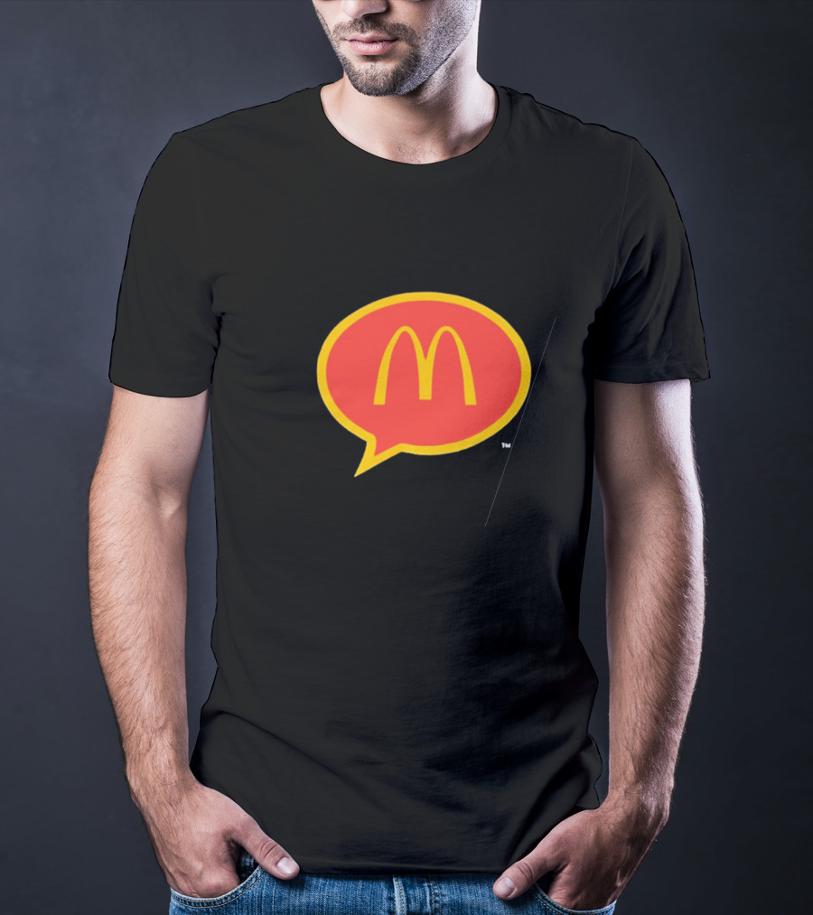 McDonald's 90s Logo In Retro Speech Bubble T-Shirt
