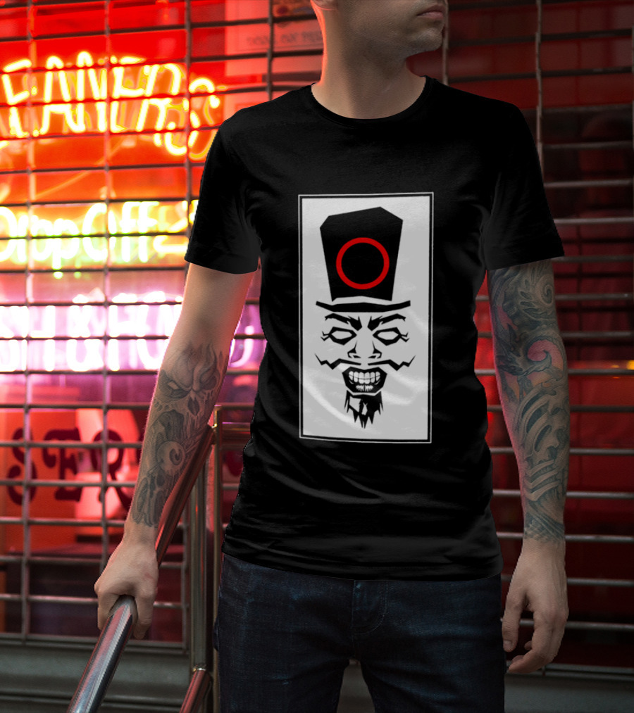 Uncle Howdy Creepy Graphic Mineral Wash Revel In What You Are T-Shirt