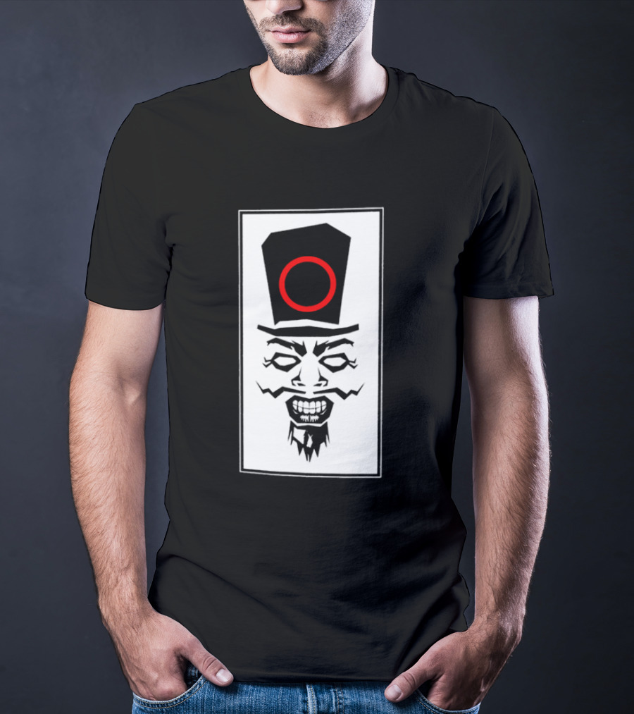 Uncle Howdy Creepy Graphic Mineral Wash Revel In What You Are T-Shirt