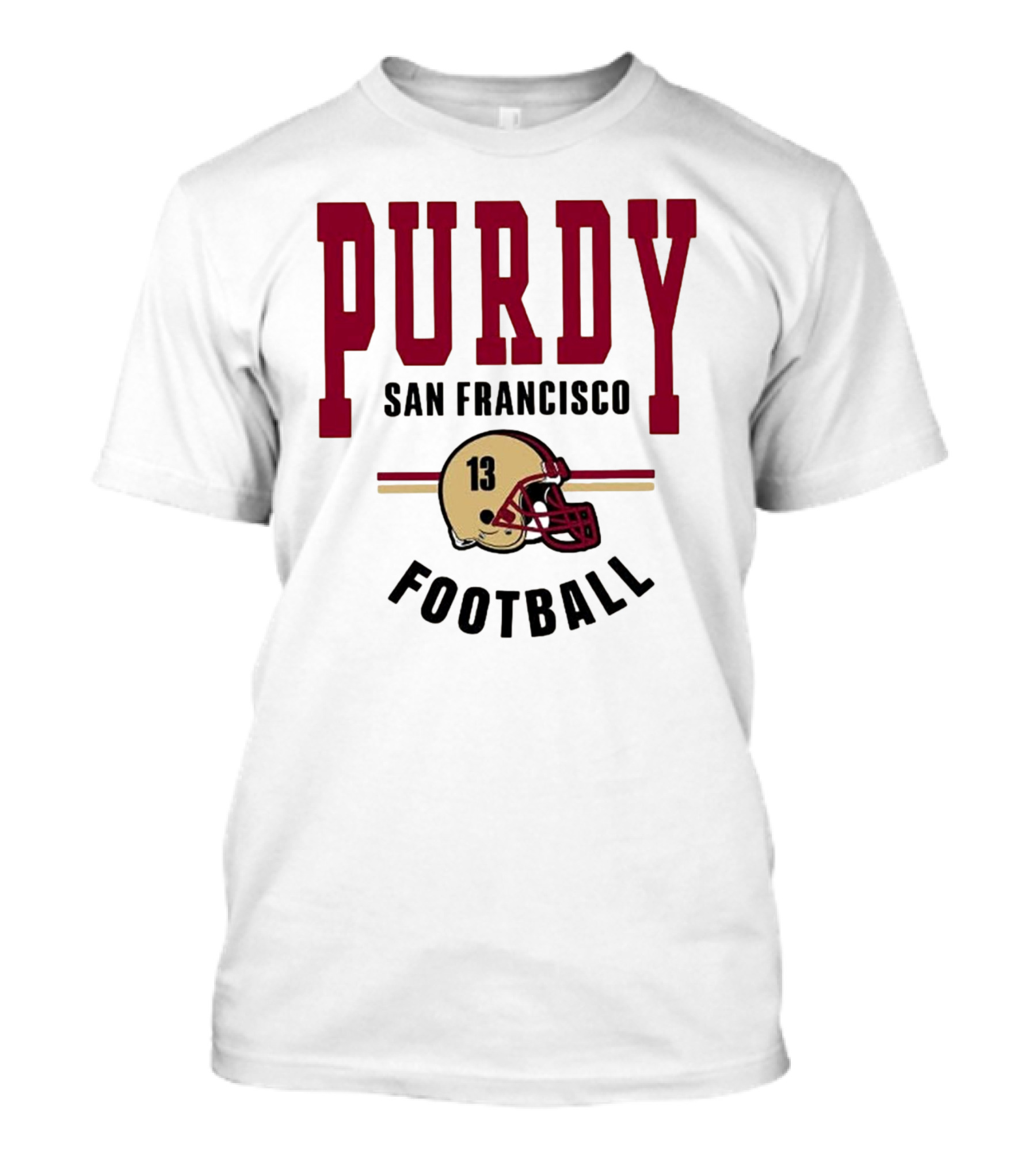Brock Purdy San Francisco Football Vintage Helmet T-Shirt