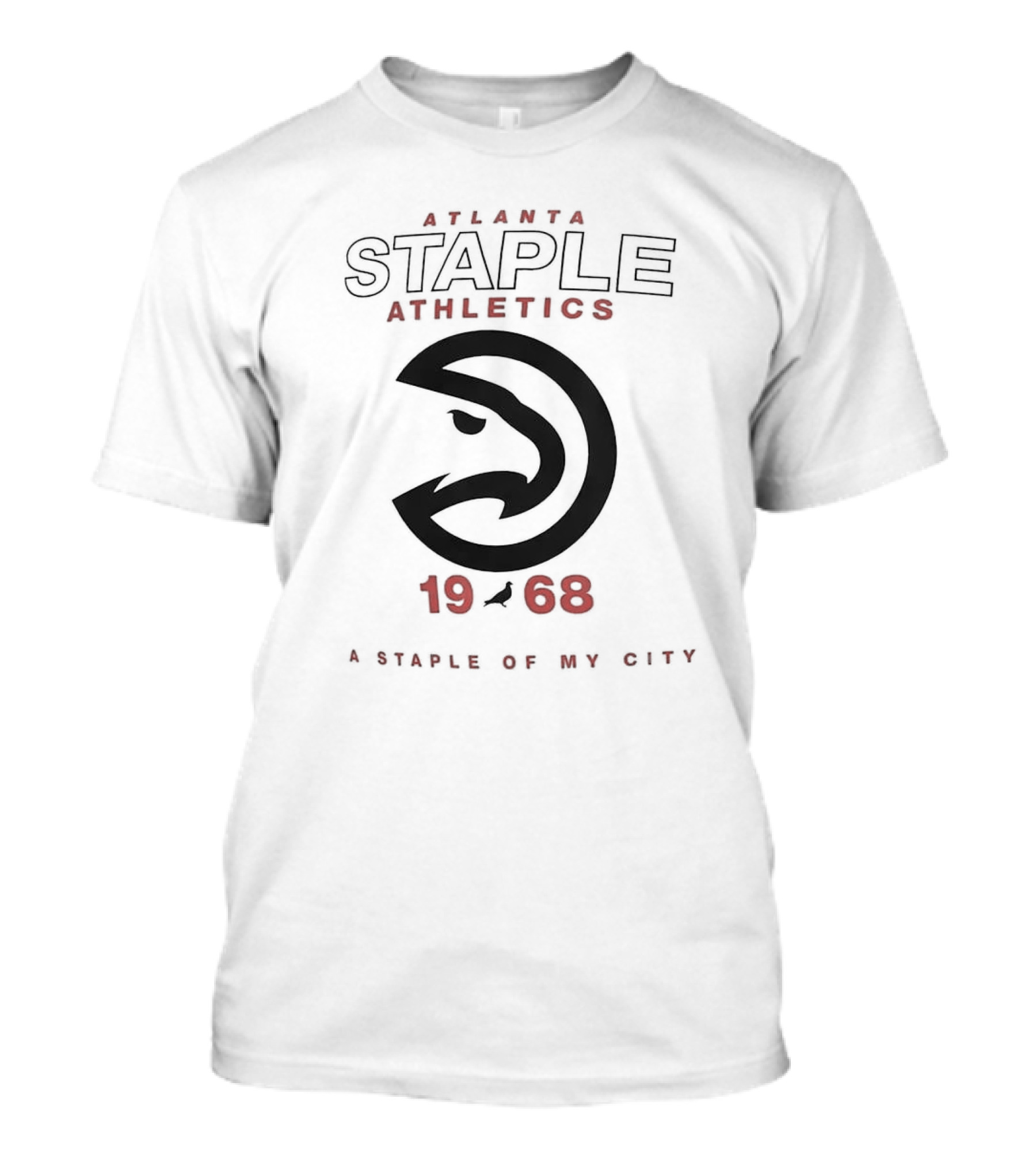 Atlanta Staple Athletics 1968 A Staple Of My City T-Shirt
