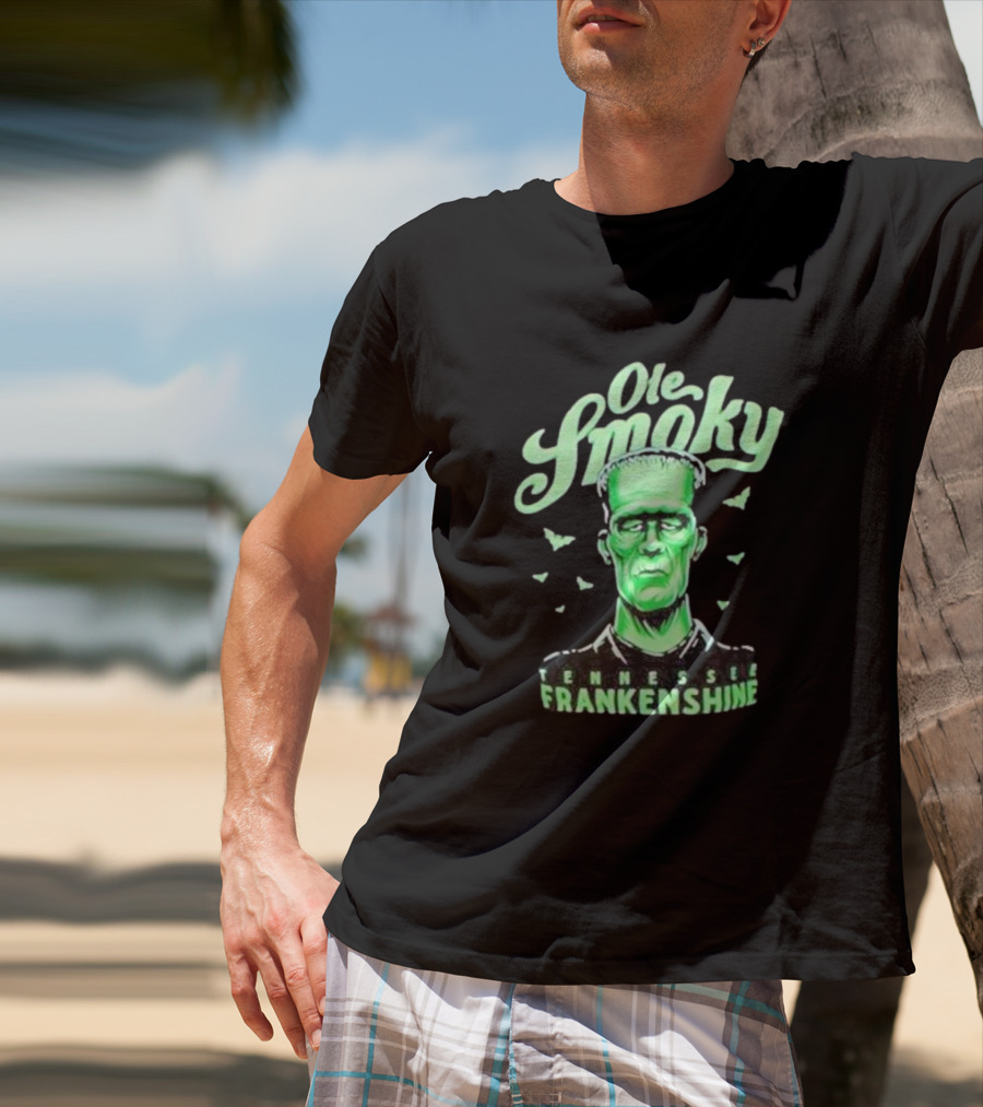 Ole Smoky Tennessee Frankenshine Green Monster T-Shirt