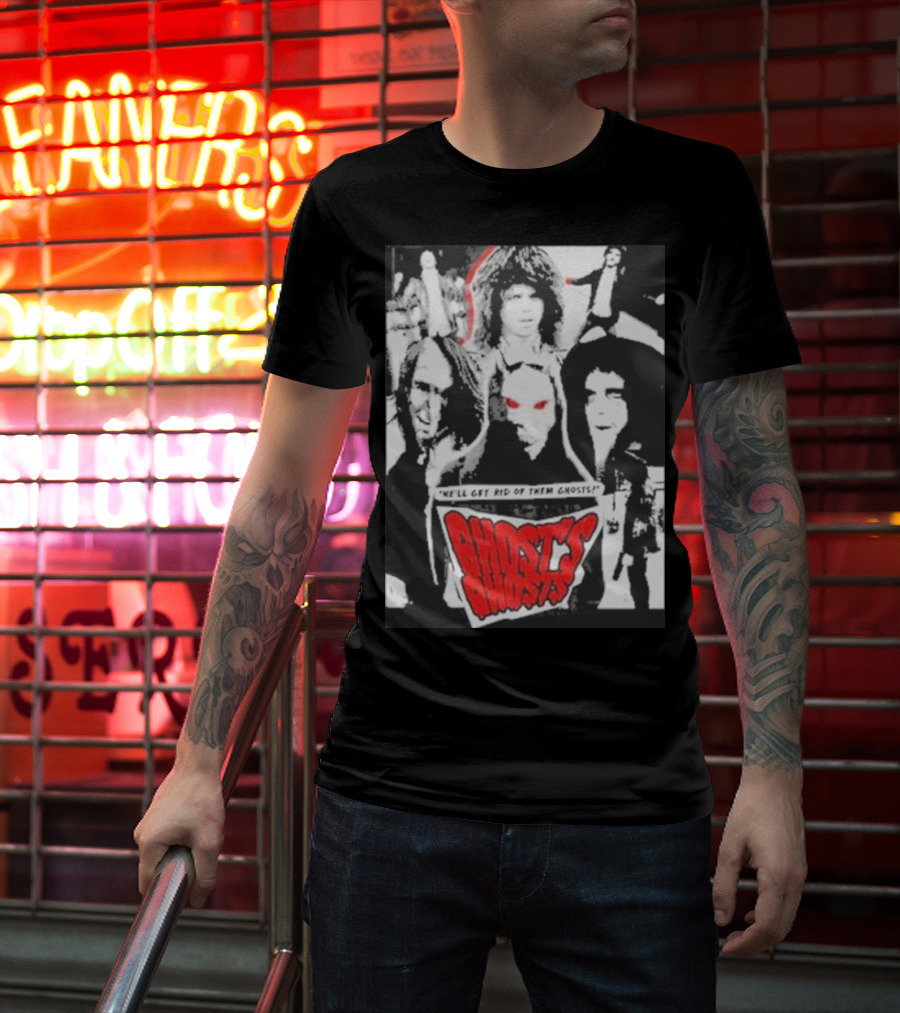 Ghost's Ghosts We'll Get Rid Of Them Ghosts Halloween T-Shirt