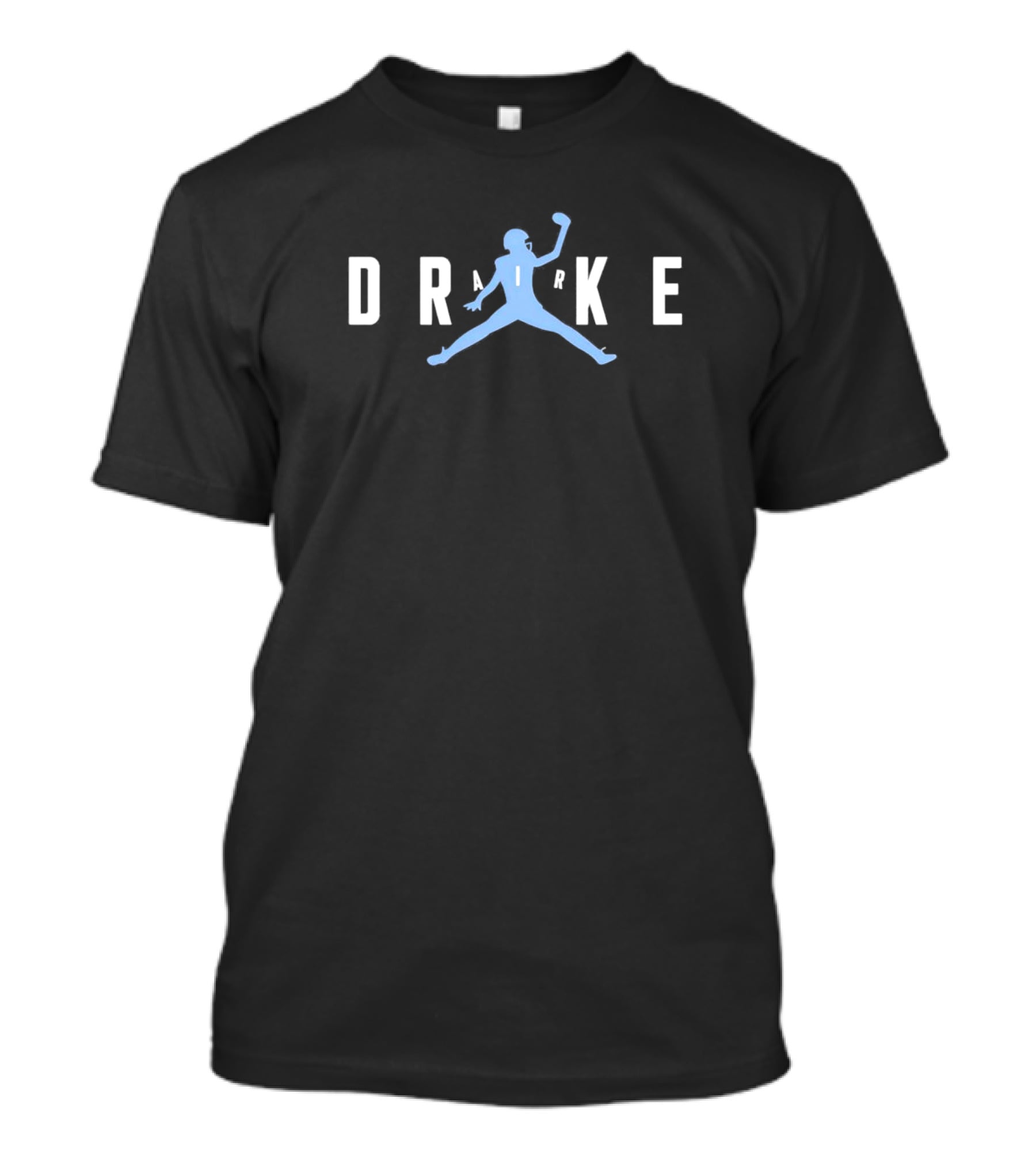 Drake Maye Jumpman Basketball Football Crossover T-Shirt