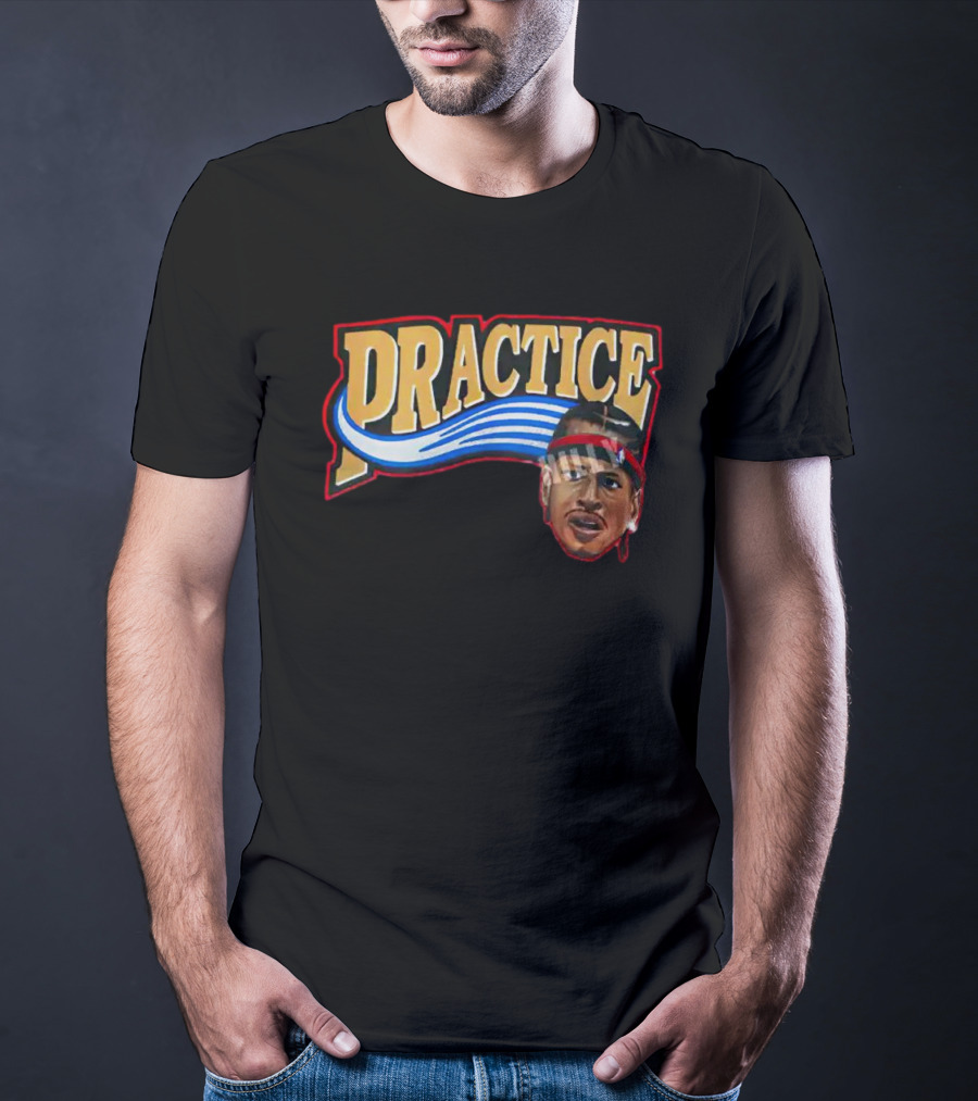 Practice Allen Iverson Headband Expression T-Shirt