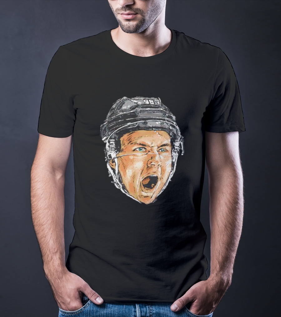 Connor Bedard Chicago Blackhawks 98 Scream T-Shirt