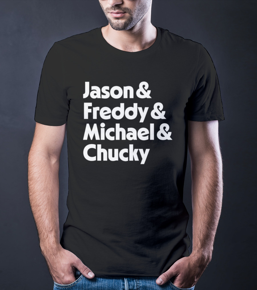 Jason Freddy Michael Chucky Horror Icons T-Shirt