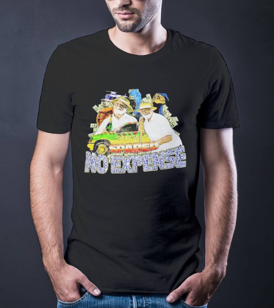 Jurassic Park Spared No Expense Dinosaur Adventure T-Shirt