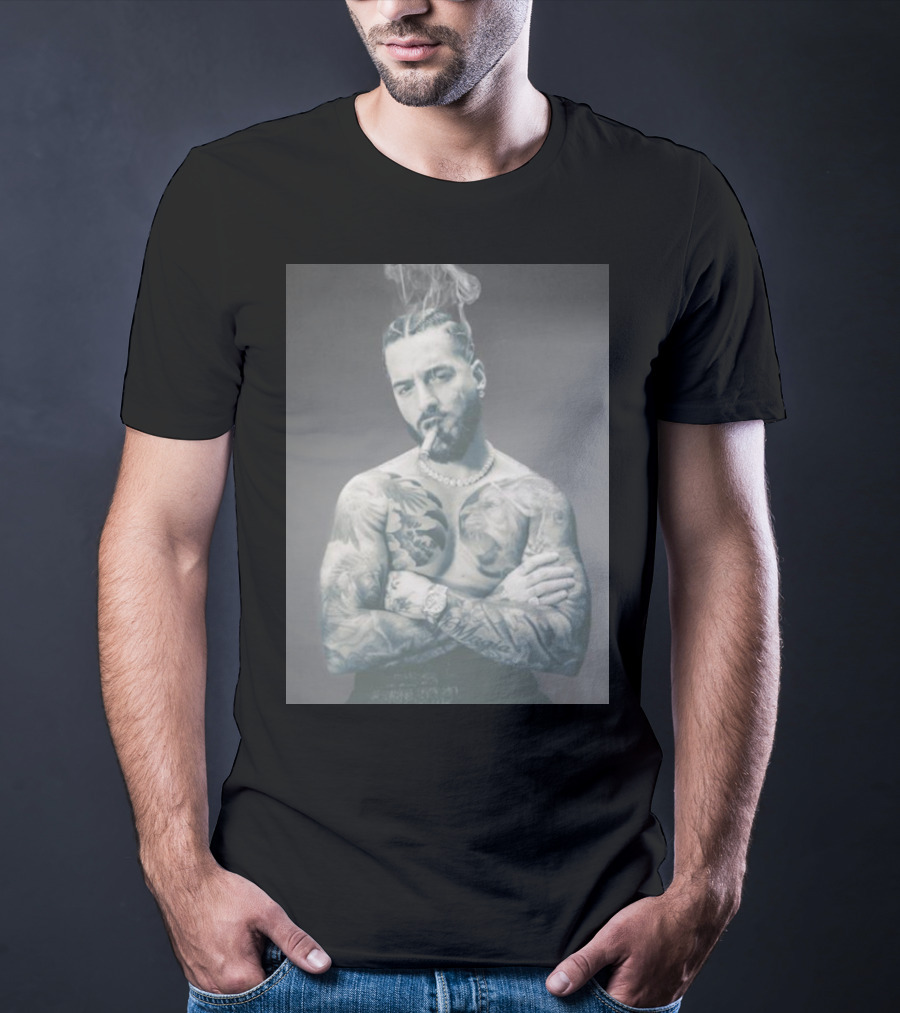 Maluma Don Juan Smoke Tattoo Tour T-Shirt
