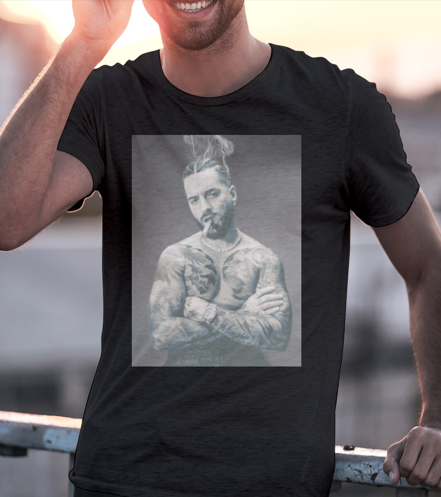Maluma Don Juan Smoke Tattoo Tour T-Shirt