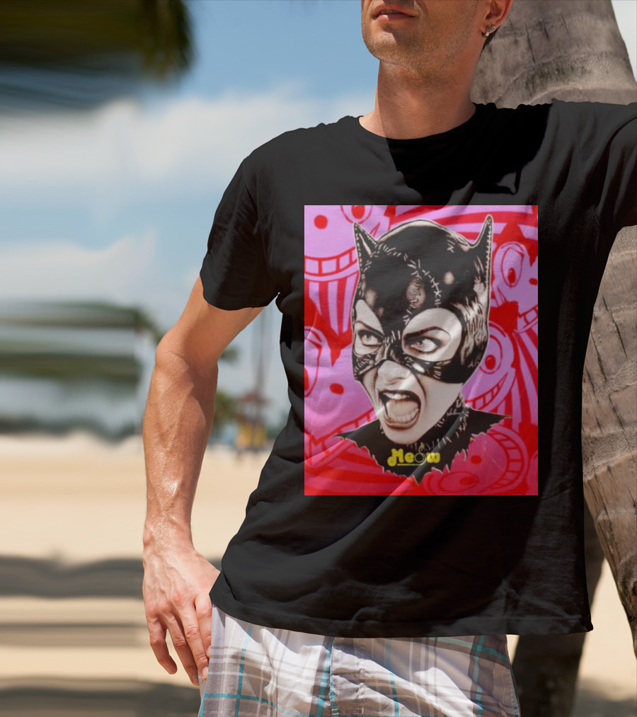 Selina Kyle Catwoman Meow Batman Returns Iconic T-Shirt