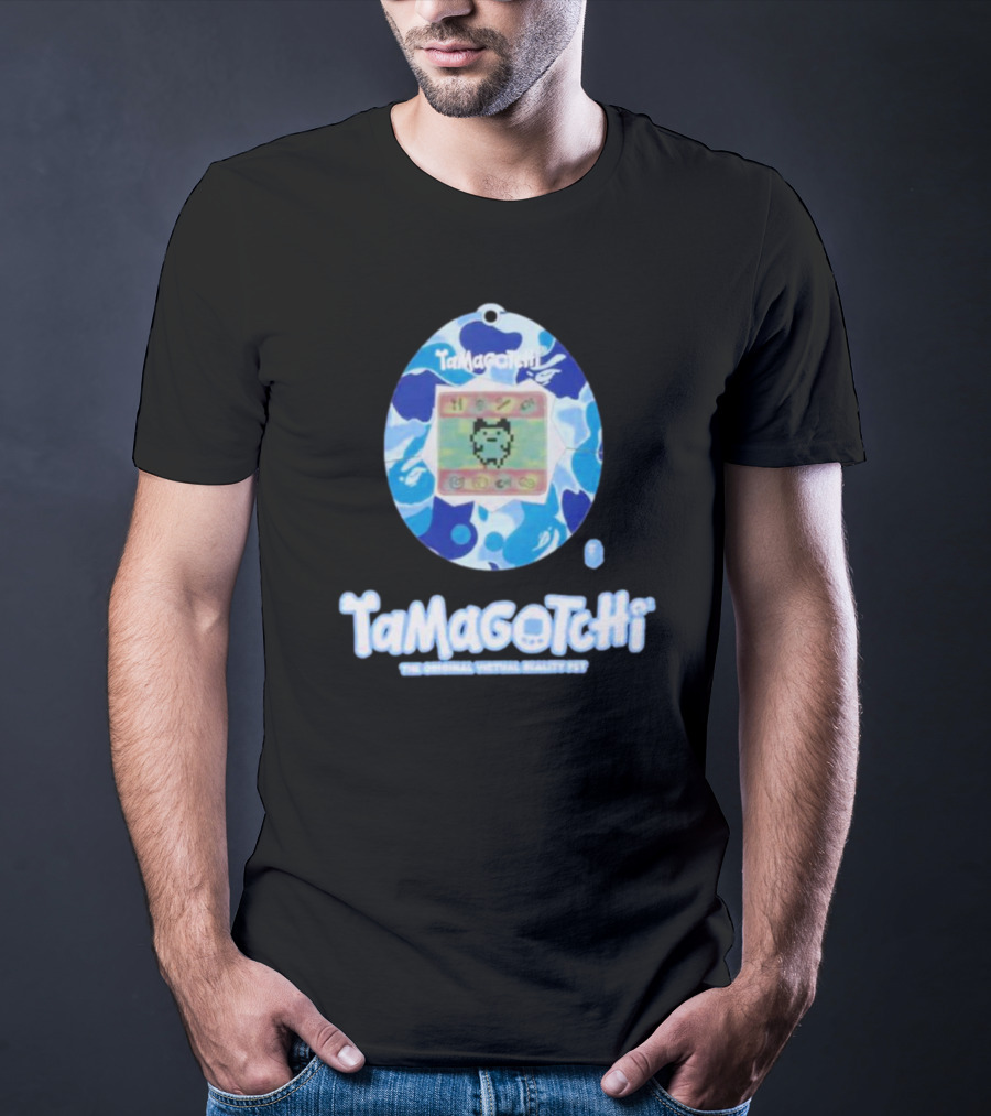 Tamagotchi Bape Collaboration The Original Virtual Reality Pet T-Shirt