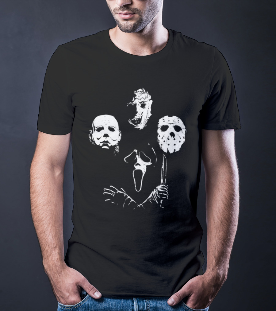 Leatherface Michael Myers Jason Voorhees Ghostface Bohemian Killers T-Shirt