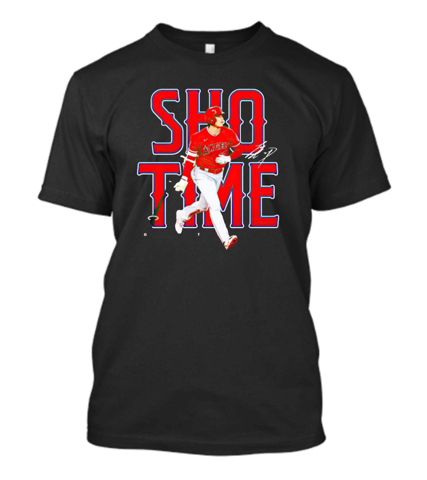 Los Angeles Angels Shohei Ohtani Show Time Bat Flip T-Shirt