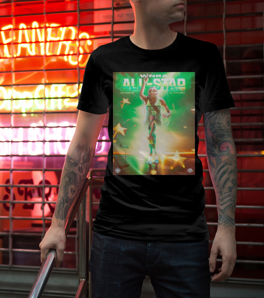 WNBA All-Star Ezi Magbegor All-Star Debut Seattle 13 T-Shirt
