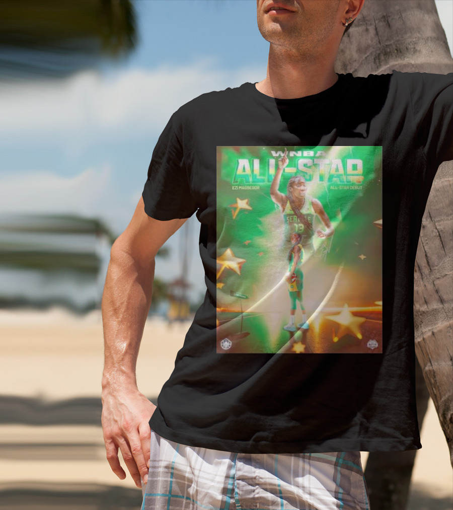 WNBA All-Star Ezi Magbegor All-Star Debut Seattle 13 T-Shirt