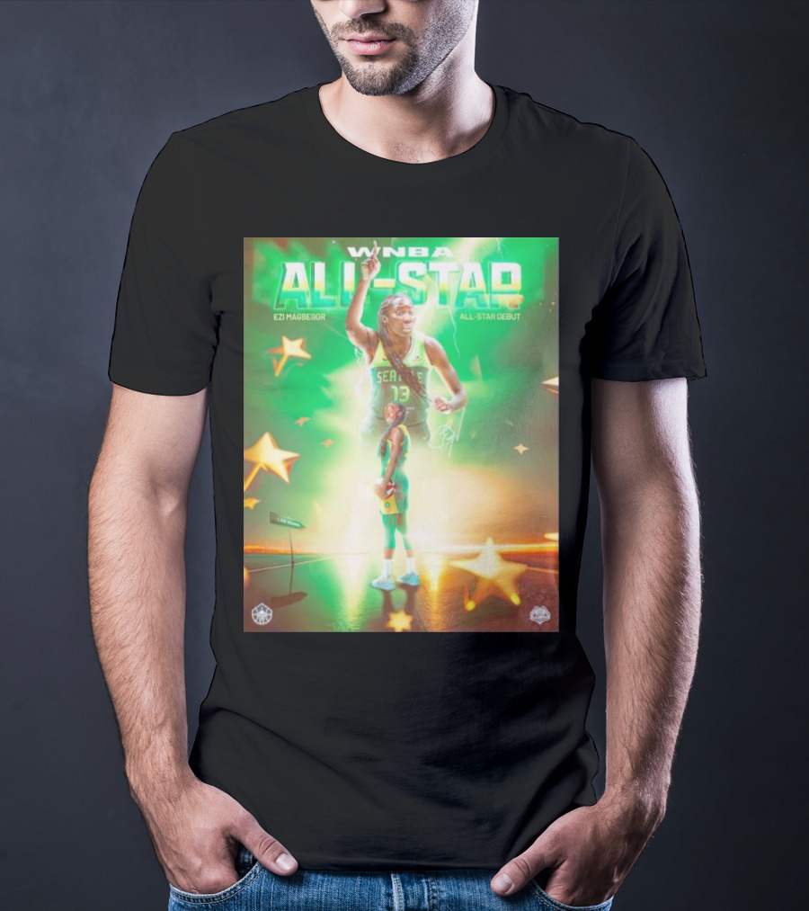 WNBA All-Star Ezi Magbegor All-Star Debut Seattle 13 T-Shirt