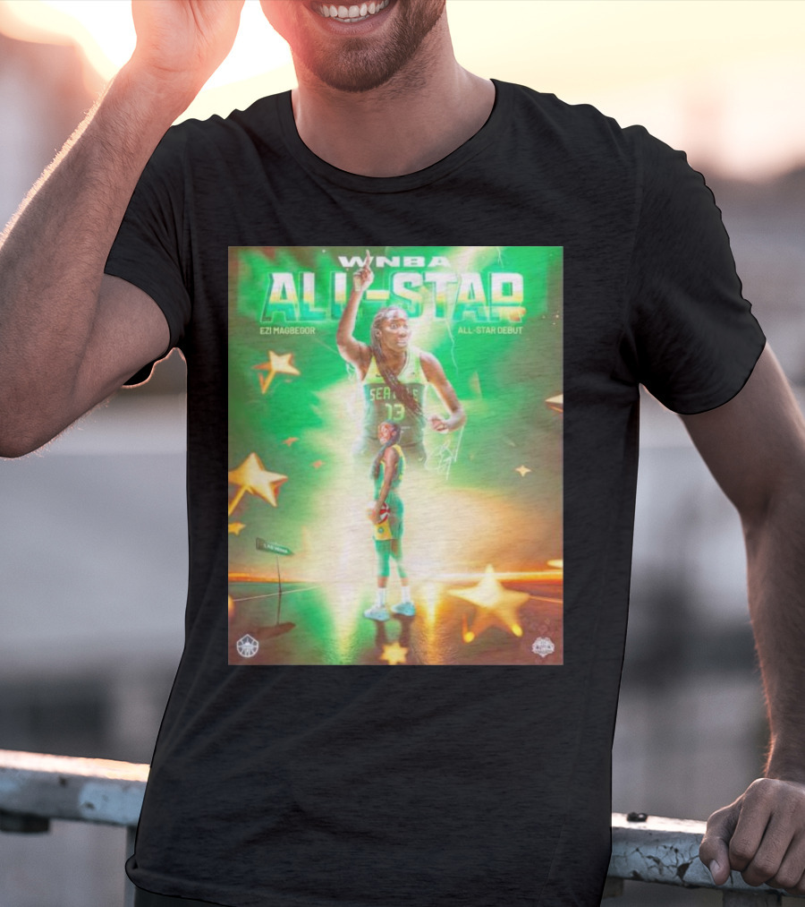 WNBA All-Star Ezi Magbegor All-Star Debut Seattle 13 T-Shirt
