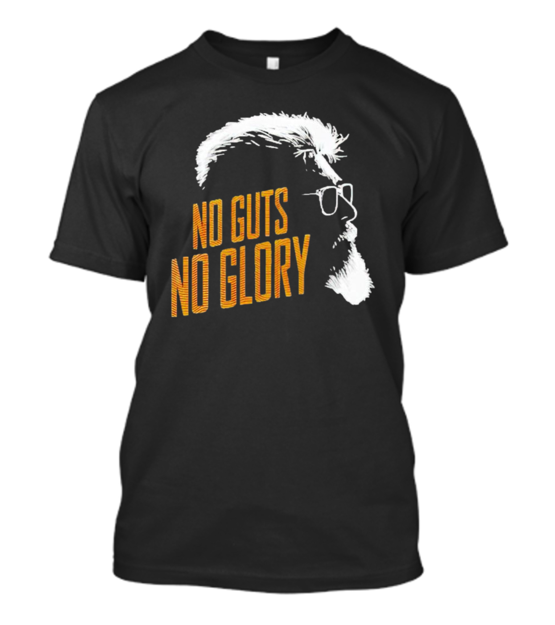 Thunivu No Guts No Glory Bold Text T-Shirt
