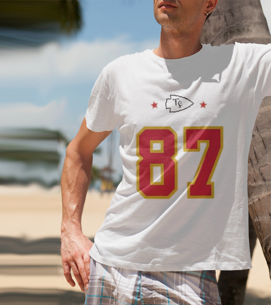 Travis Kelce Jersey 87 Chiefs Swift Kelce 87 T-Shirt