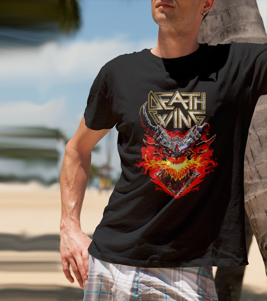 Blizzard Gear World Of Warcraft Deathwing Fiery Metal-Inspired Emblem T-Shirt