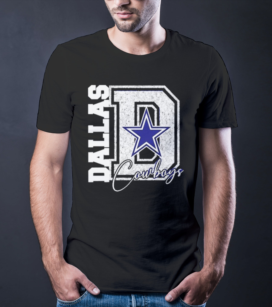 Dallas Cowboys Big D Star T-Shirt