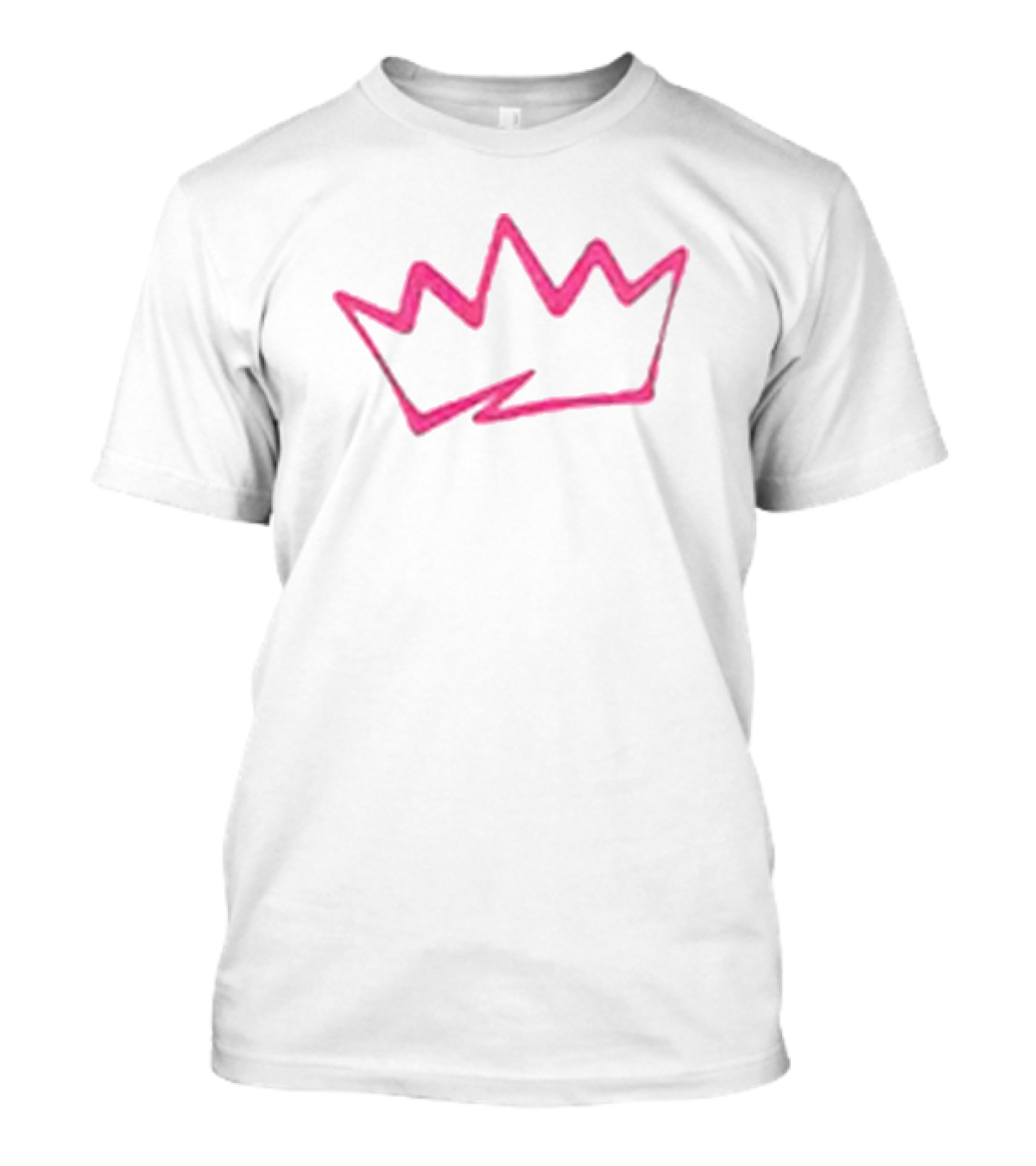OTK Crown Neon Pink Sketch T-Shirt