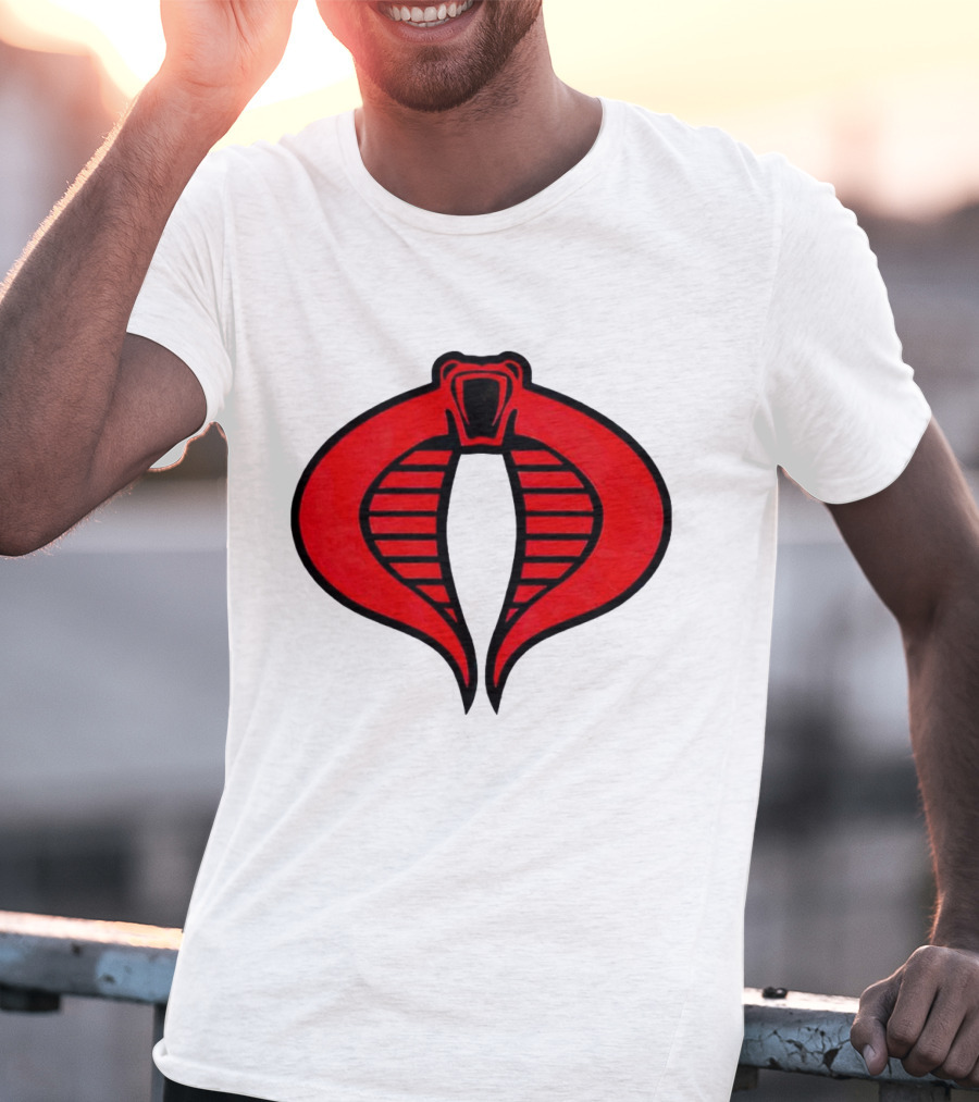 Cobra Red Emblem GI Joe Snake T-Shirt