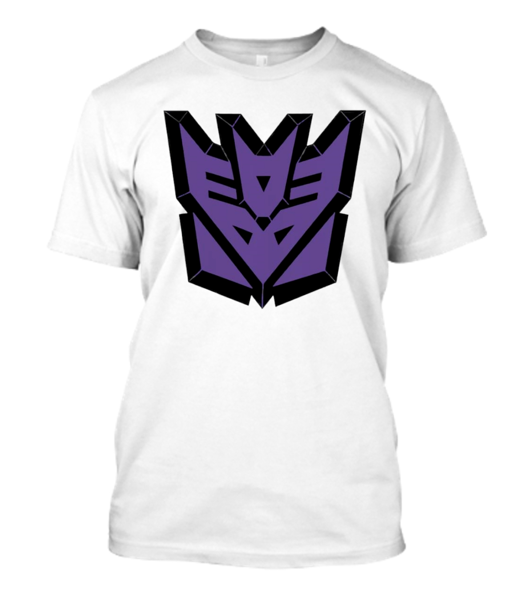 Decepticons Transformers Purple Emblem Ringer T-Shirt