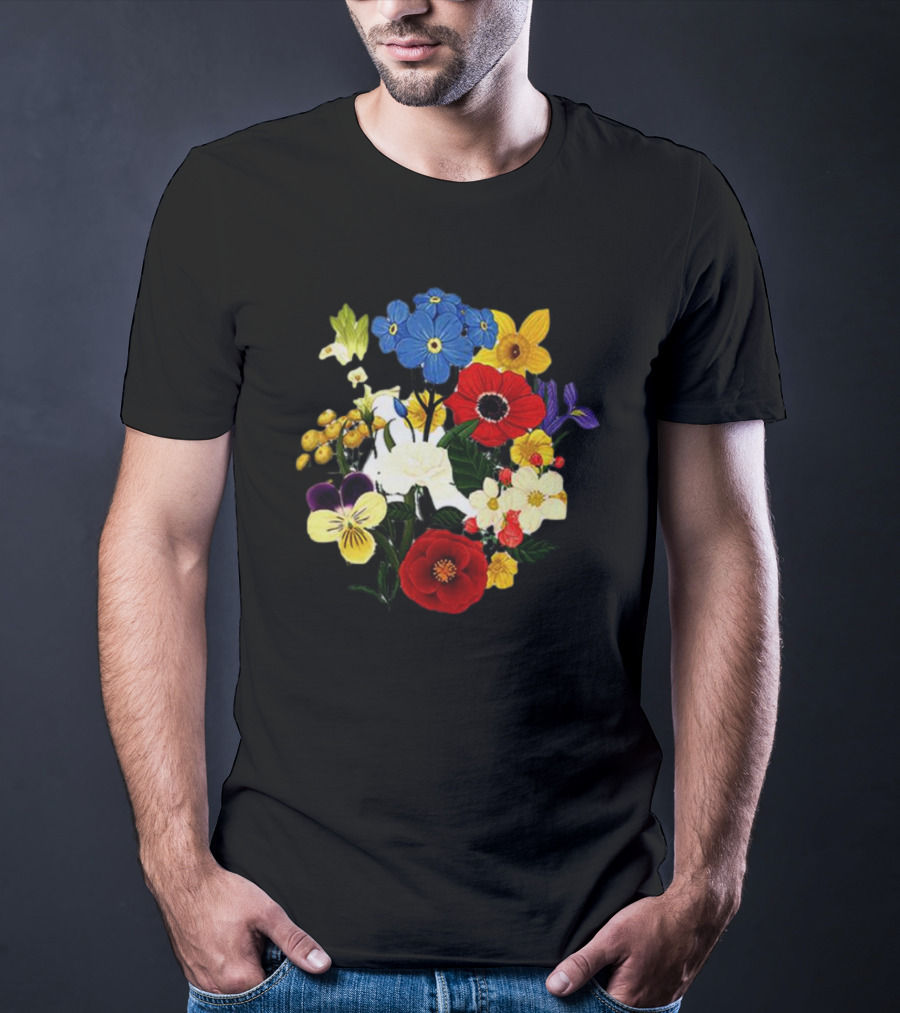 Sam Smith Vibrant Floral Bouquet T-Shirt