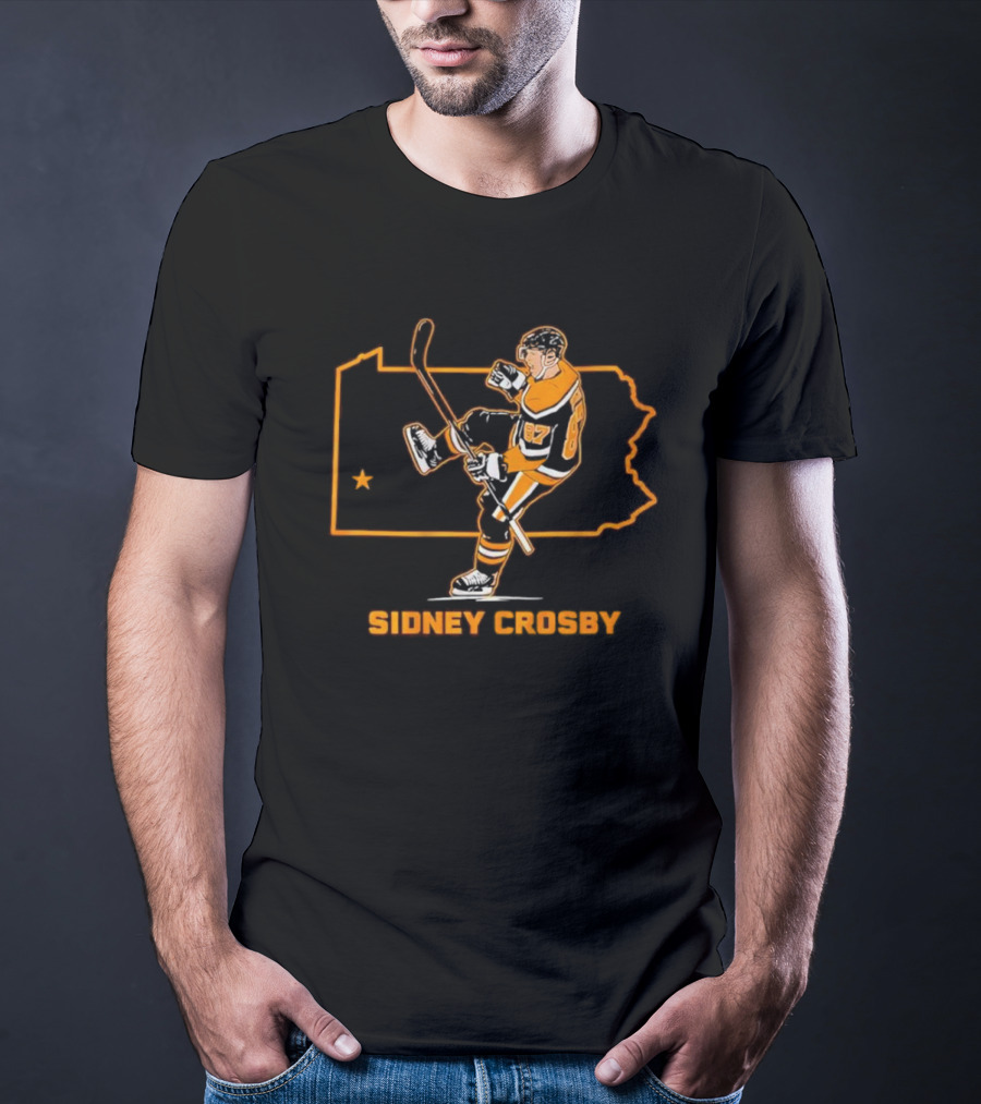 Sidney Crosby Pennsylvania Hockey Star T-Shirt