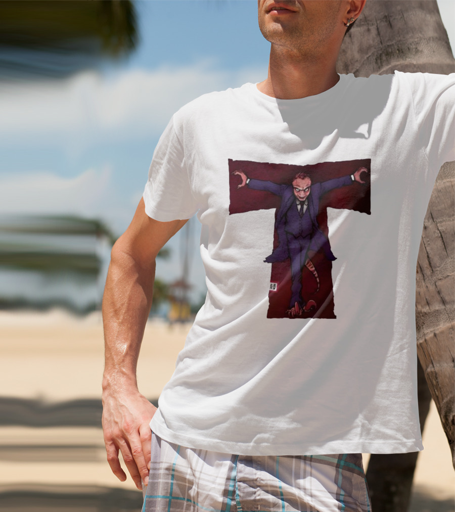 Torontosaurz Darkodon Suit-Clad T-Pose Character With Tail T-Shirt