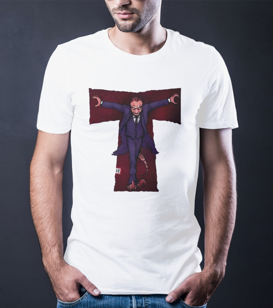 Torontosaurz Darkodon Suit-Clad T-Pose Character With Tail T-Shirt