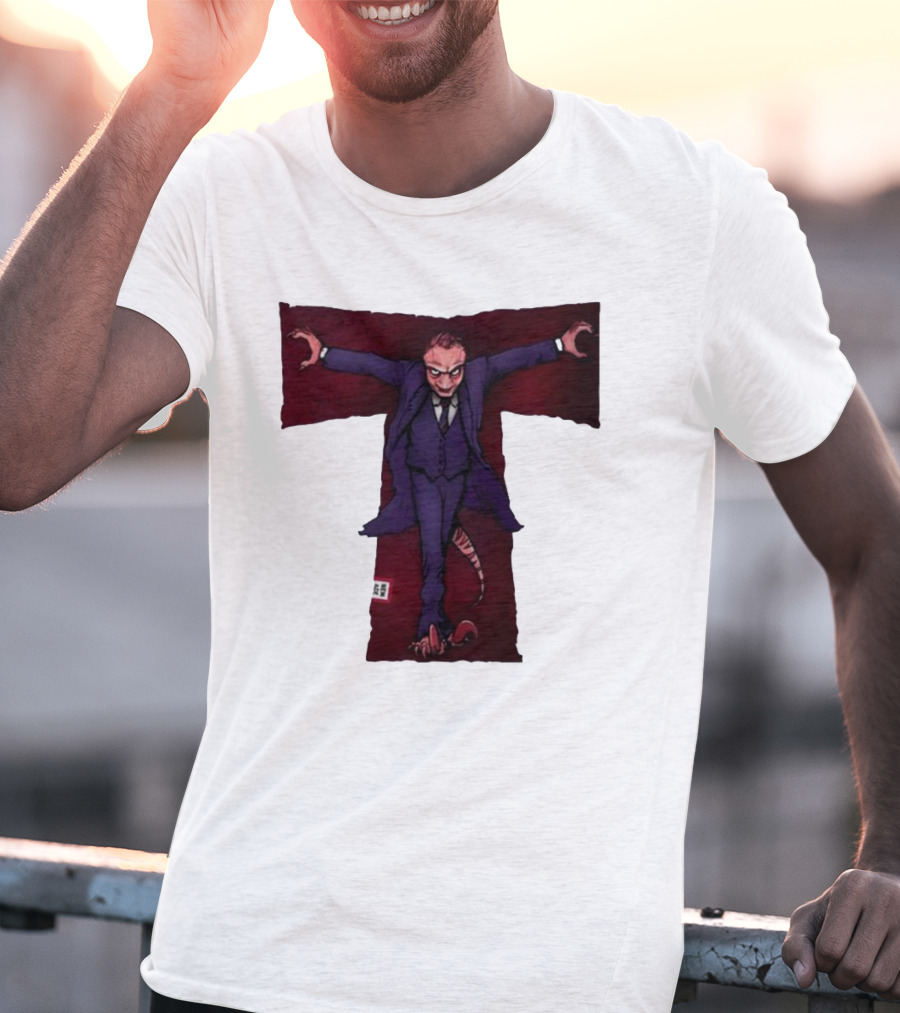 Torontosaurz Darkodon Suit-Clad T-Pose Character With Tail T-Shirt