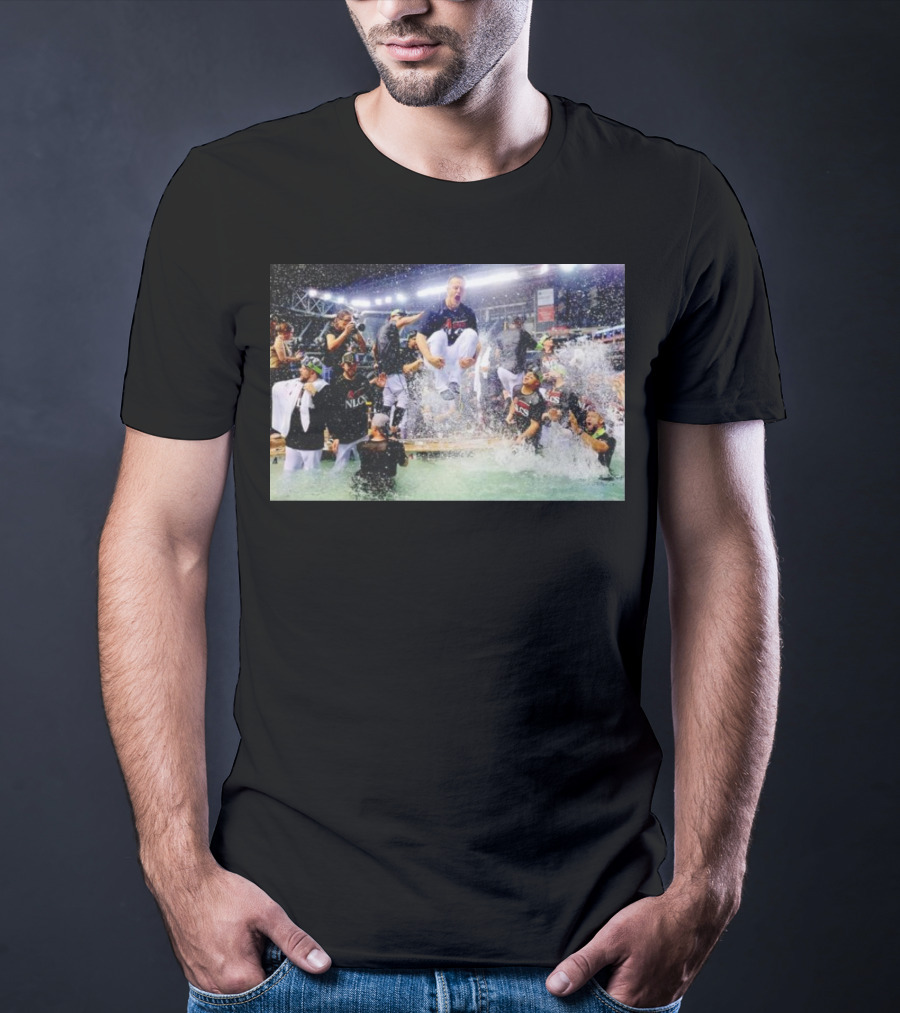 Trending Arizona Diamondbacks Players Celebrate NLDS Sweep Over Dodgers With Pool Party T-Shirt