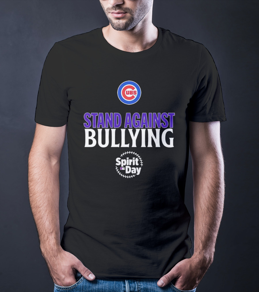 Chicago Cubs Stand Against Bullying Spirit Day T-Shirt