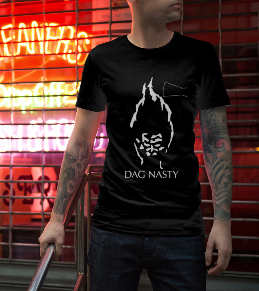 Dag Nasty Flame Icon Text T-Shirt