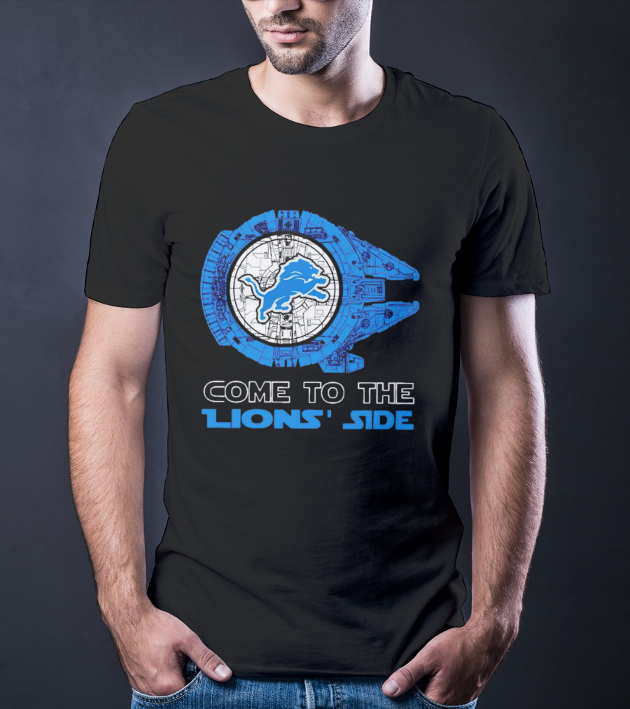 Come To The Lions' Side Millennium Falcon Crossover T-Shirt