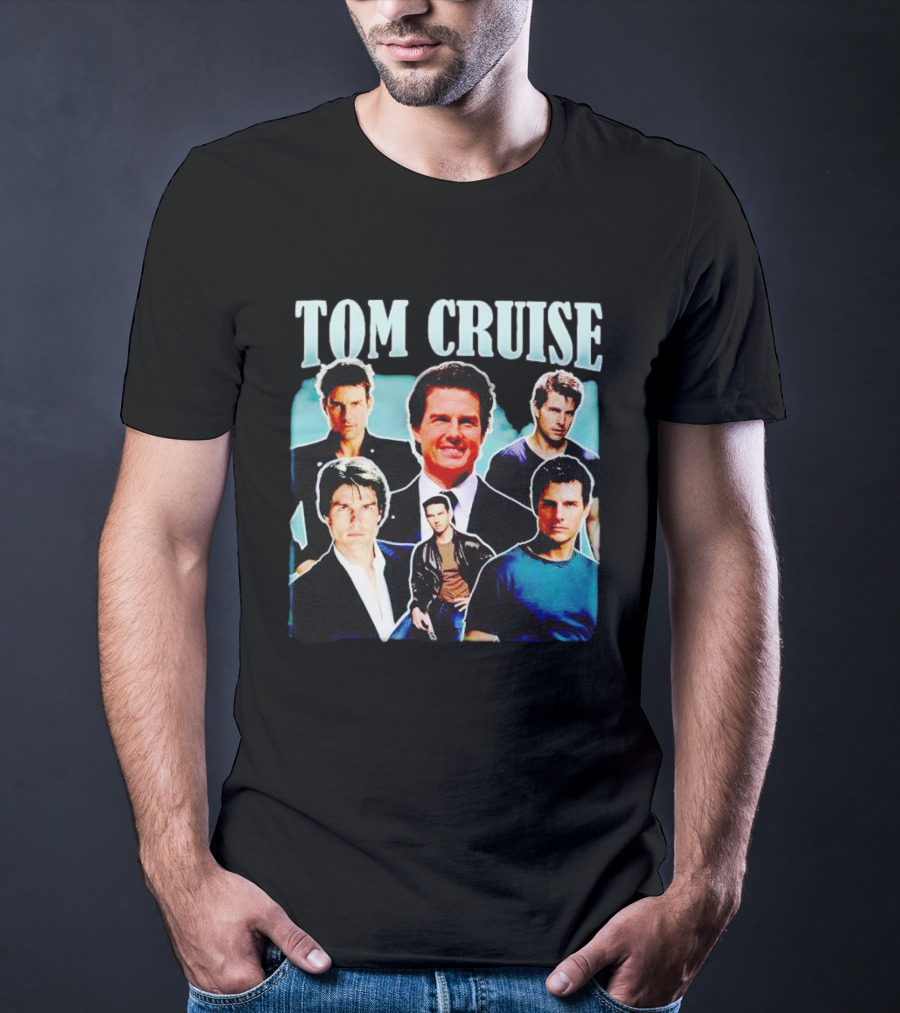 Tom Cruise Iconic Picture Collage Collection T-Shirt
