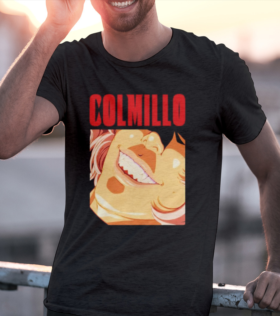 Trending Colmillo Anime Style Art Grinning Expression T-Shirt